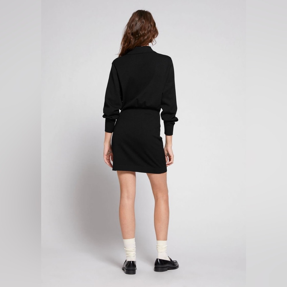 EUC & Other Stories Knitted Black Polo Sweater Dress. Size Medium. - Picture 4 of 8